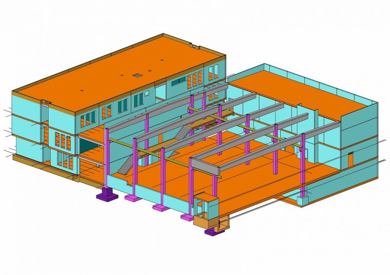 Bürogebäude und Halle in Engelskirchen